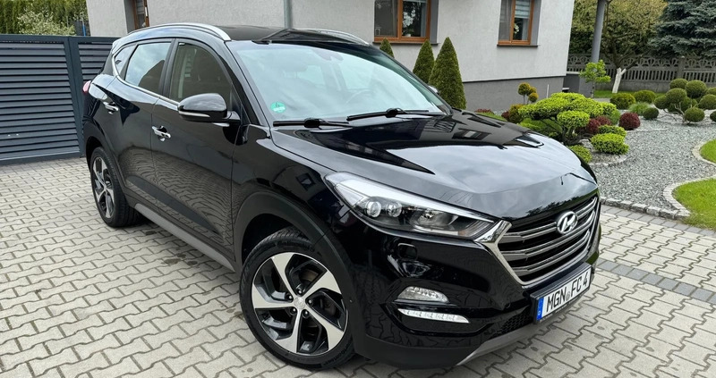 Hyundai Tucson cena 81900 przebieg: 99236, rok produkcji 2017 z Babimost małe 211